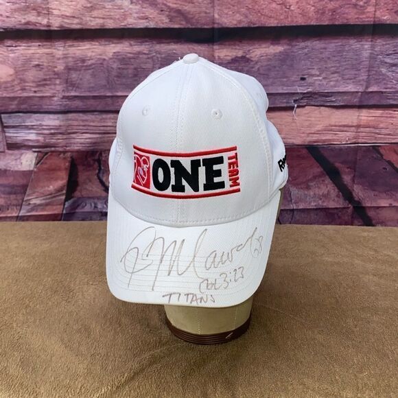 Signed cap by Kevin Mawae whil Tennessee Titan - Picture 2 of 14